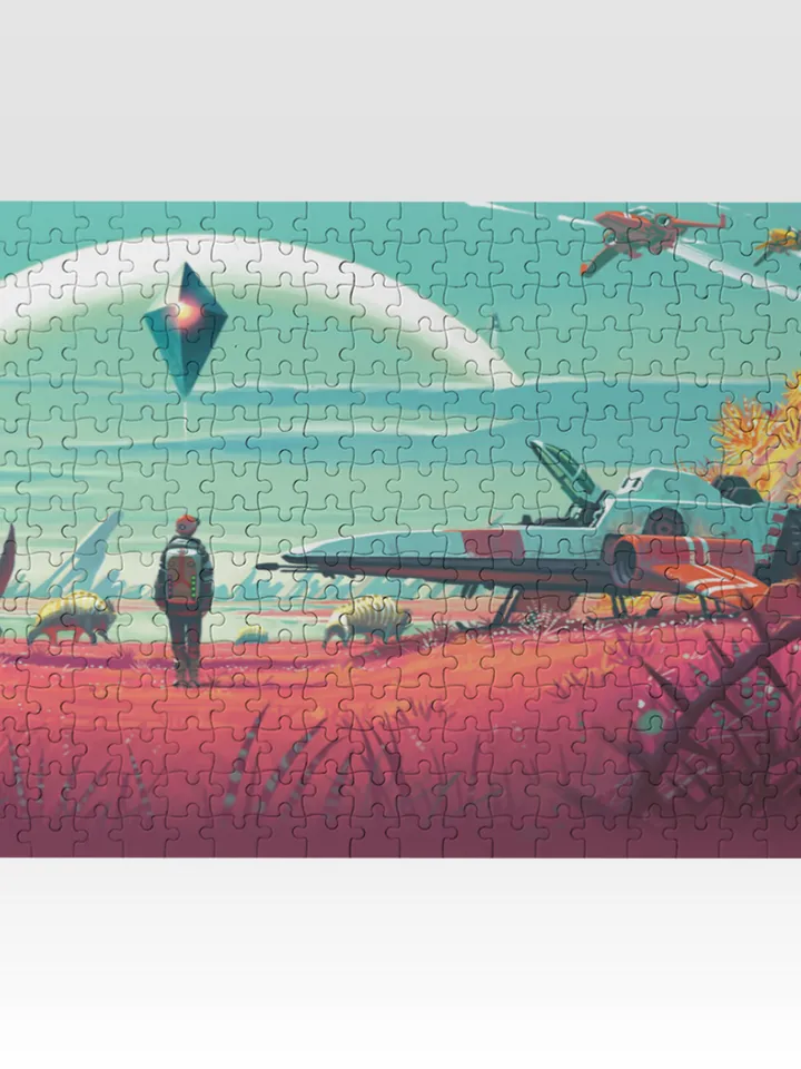 No Man's Sky Jigsaw Puzzle Wooden