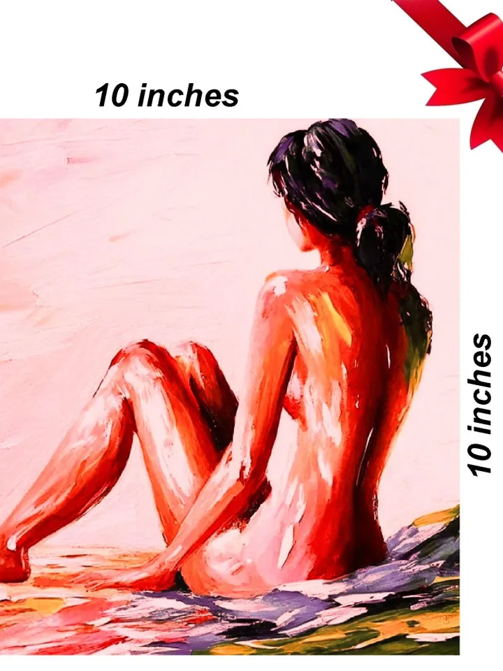 Girl Body Painting young woman Original Art woman Abstract Wall Art Gay Wall Decor Gifts for Him Personalized Gifts by ArtProkopaloSv