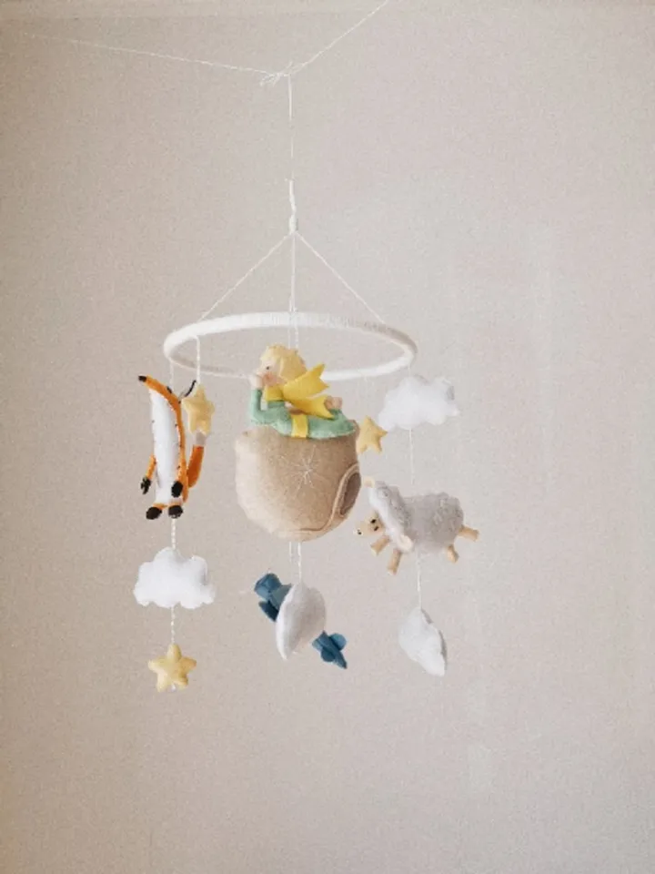 Baby mobile nursery boy, The little prince, Baby shower gifts