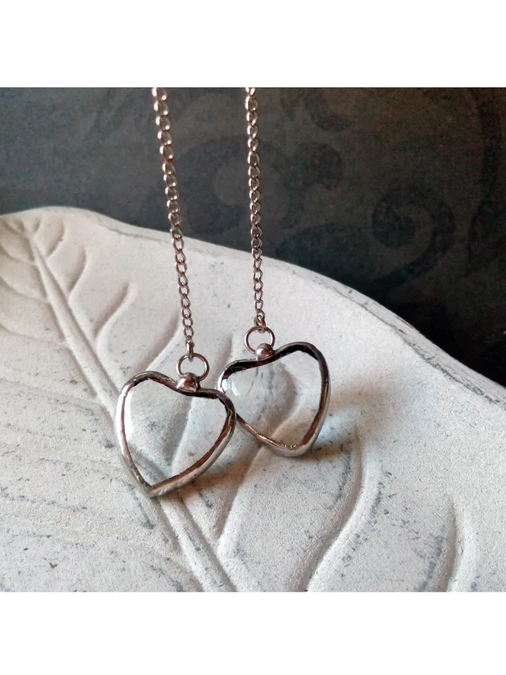 HEART earrings, Valentines, valentine earrings, love earrings, st valentine day, cool earrings, kawaii earrings