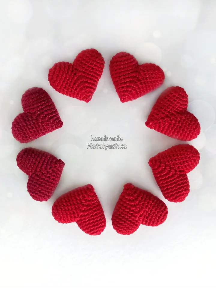 Small soft hearts, Rainbow hearts, Red hearts, Pink hearts, Handmade soft Valentine hearts, Photo props.