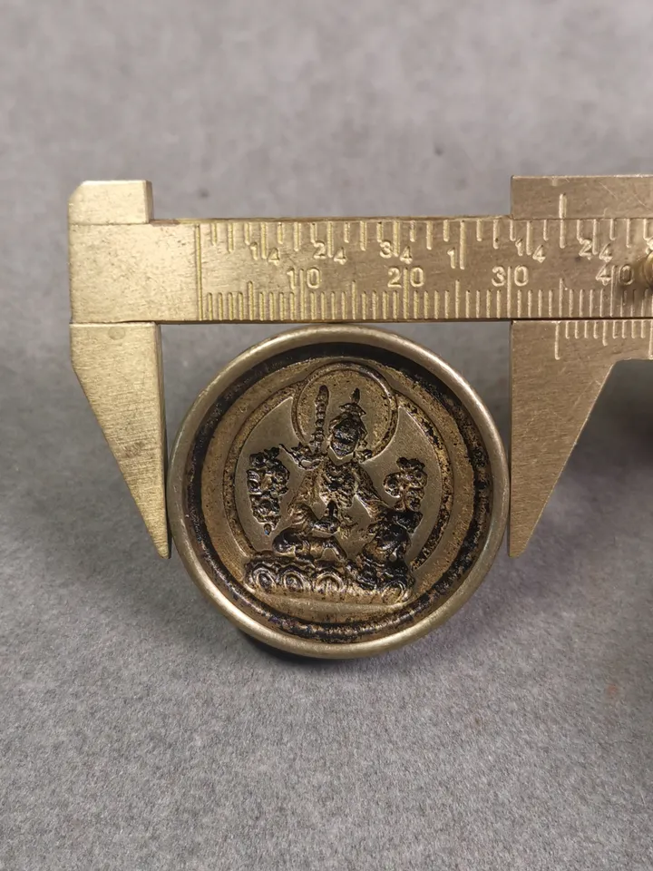 Gandhanra Old Tibetan Buddha Statue Tsa Tsa Mold,Guru Rinpoche,Padmasambhava,DIY Mould Tsha Tsha Statue