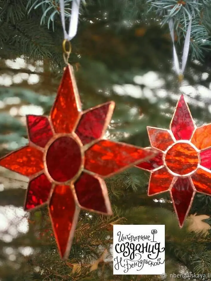 Stained Glass Christmas Magic: Collection №2, Artisan Glass Holiday Ornaments, Handcrafted Festive Glass Figures, Tiffany-Style Christmas Keepsakes, Holiday Spirit Glass Figurines, Yuletide Glass Creations