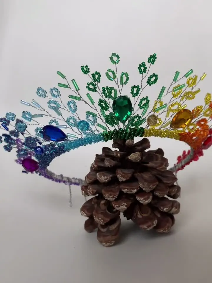 Rainbow crown, Rainbow headpiece, LGBT crown, LGBTQ accessories, Rainbow tiara, Rainbow accessories, Pride jewelry, Pride accessories, Pride crown, Rainbow diadem, lgbt jewelry, lgbt headband, rainbow headband, lgbt wedding, Rainbow wedding