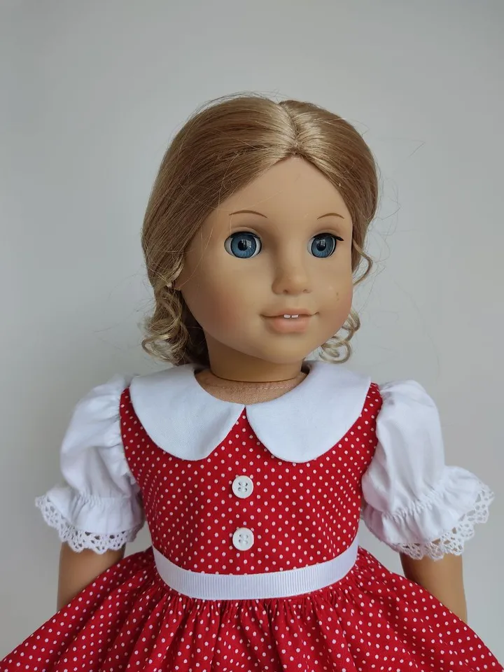 PDF sewing pattern for American Girl dolls.