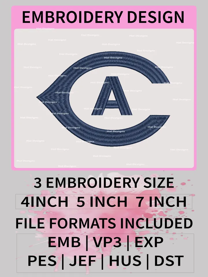 NCAA UC Davis Aggies Embroidery File, 3 Sizes, 6 Formats, NCAA Machine Embroidery Design, NCAA Logo, NCAA Teams