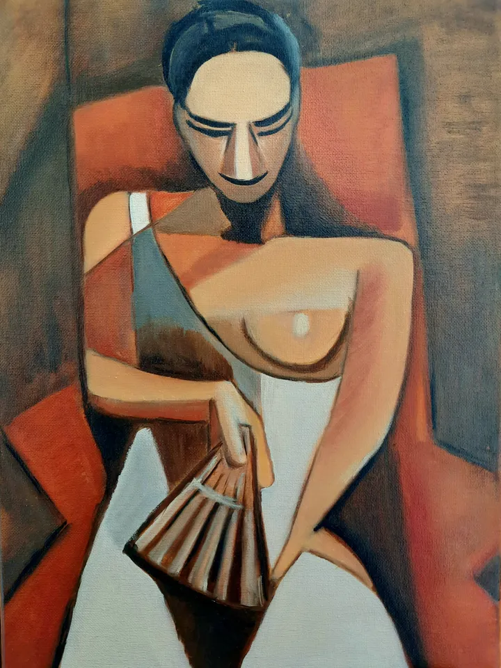 Picasso oil painting Picasso Woman Collection paintings Triptych artwork