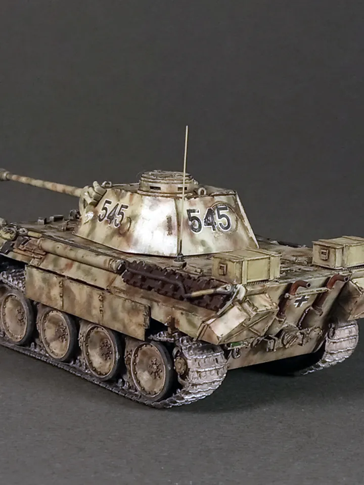Pro Built model Panther 52th Pz.Abt., Kursk, 1/72 scale