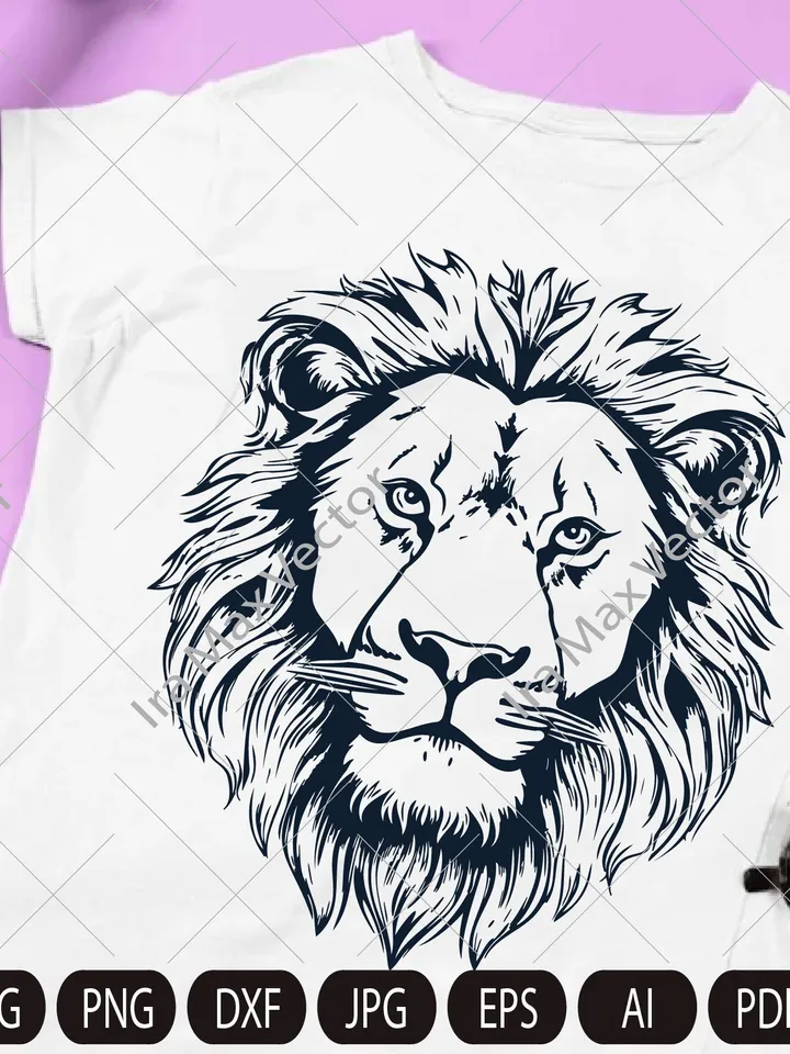Lion Face svg / Lion Head svg / Lion svg / Lion King / Lion cartoon/Lions Mascot svg / Leo svg /Lion Head /Lion Printable / INSTANT DOWNLOAD