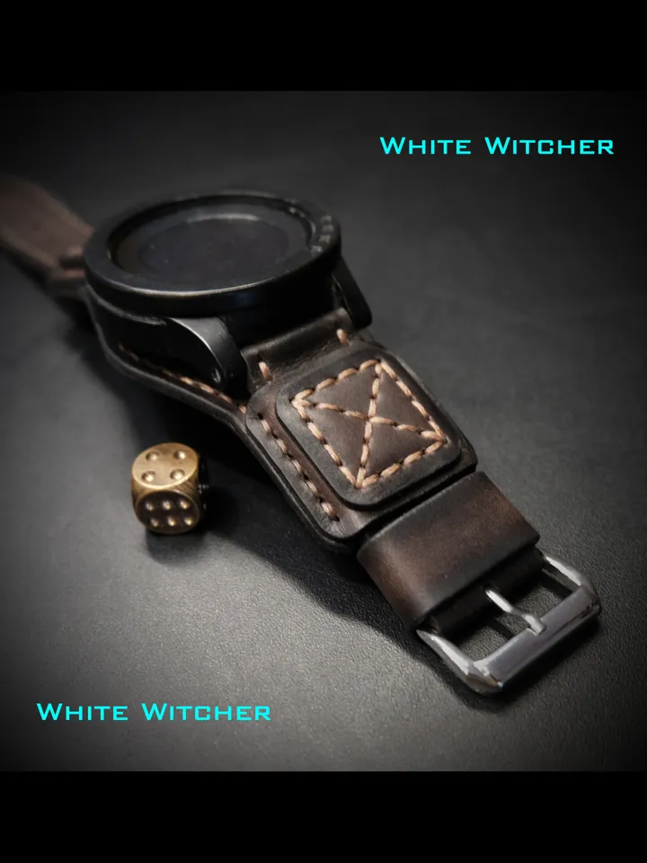 Handmade leather watch strap - wristband made to order.