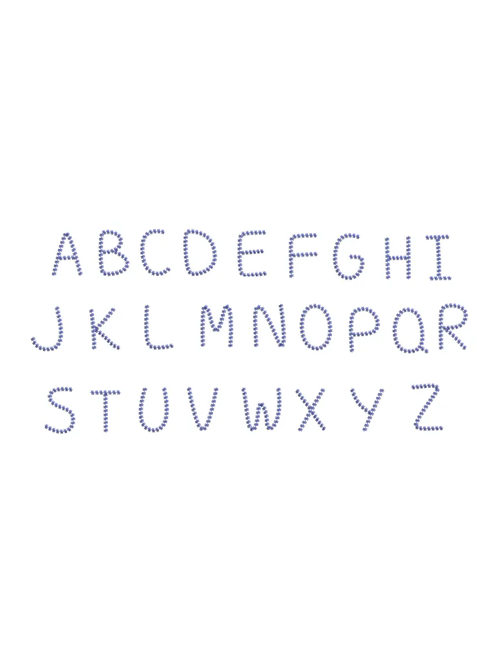 Font machine embroidery design,Script embroidery font,2 sizes Instant Download-10