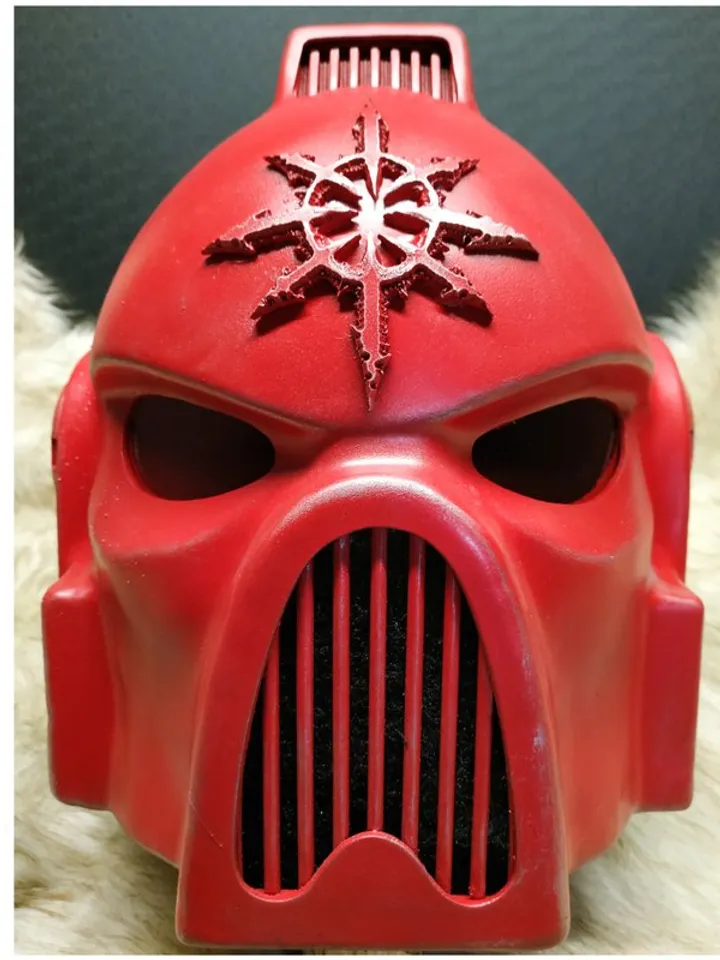 Dawn of war spacemarine helmet - Warhammer 40k - mark of chaos - cosplay armor