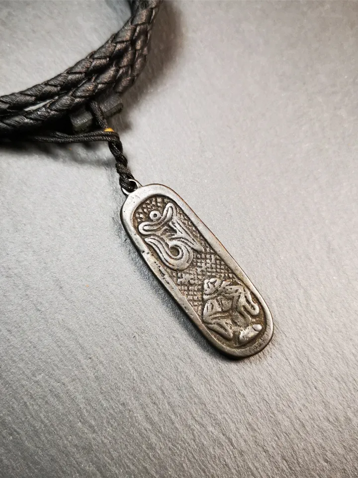 Gandhanra Handmade Tibetan Budhist Amulet,Vajra Dorje, Protective Pendant,1.96&quot;