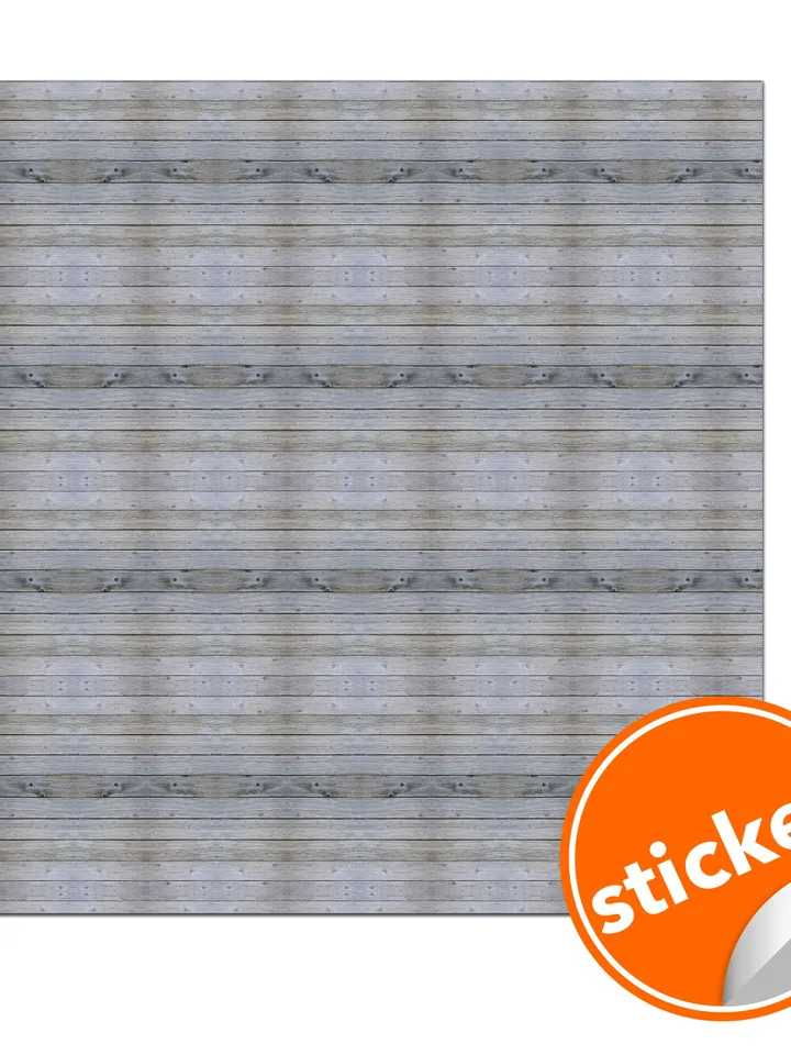 Shiplap Peel And Stick Wallpaper Sticker - Self Adhesive Contact Fake Wood Plank Wall Paper Decal - Removable Wooden Vinyl For Bedroom Room