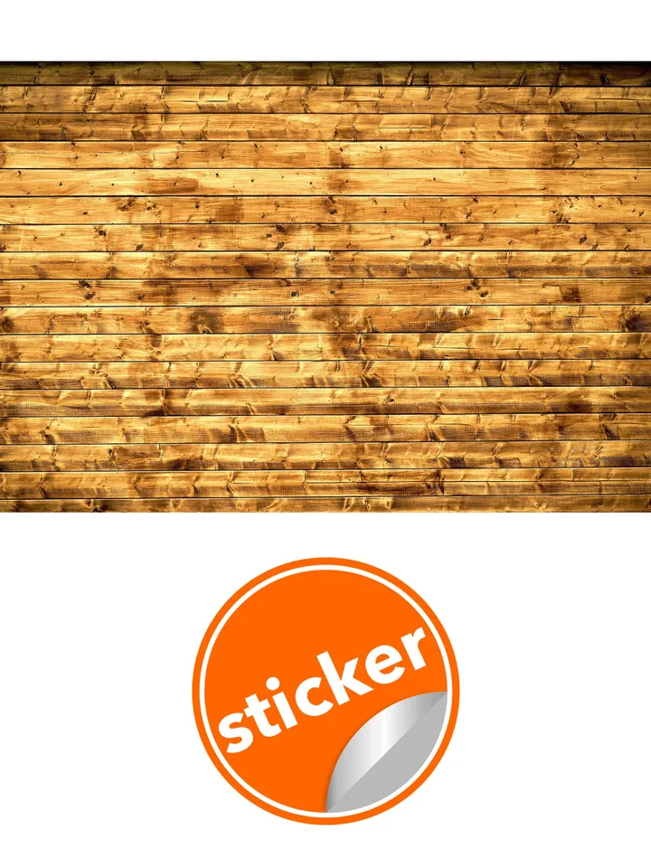 Shiplap Peel And Stick Wallpaper Sticker - Self Adhesive Contact Fake Wood Plank Wall Paper Decal - Removable Wooden Vinyl For Bedroom Room