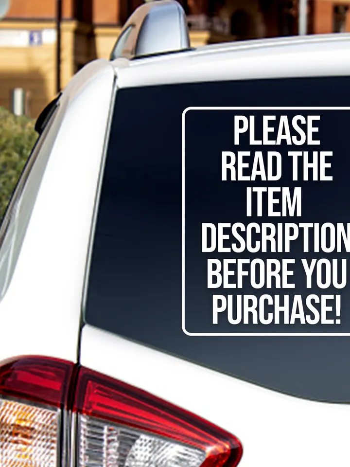 Custom Car Window Decal - Personalized Name Letter Vinyl Truck Sticker For Windshield - Customized Auto Lettering Customize Glass Text
