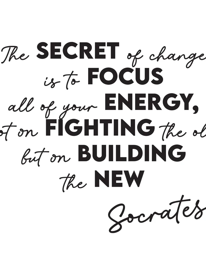 Lockdown Positive Quote Sticker - Inspirational Wall Decor Vinyl Decal For Adult - Motivational Waterproof Large Bedroom Inspiring Saying