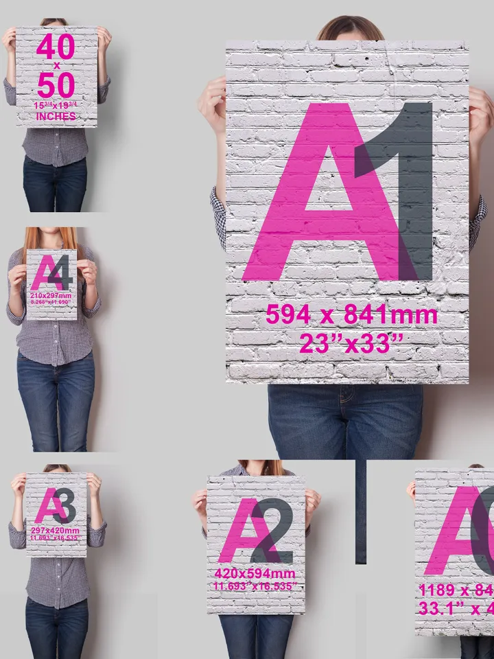 Bricks Photo Backdrop Board - 2-Sides Large Background Photography For Table Cake Food Picture - Screen Flat Box Portable Tabletop Sheet