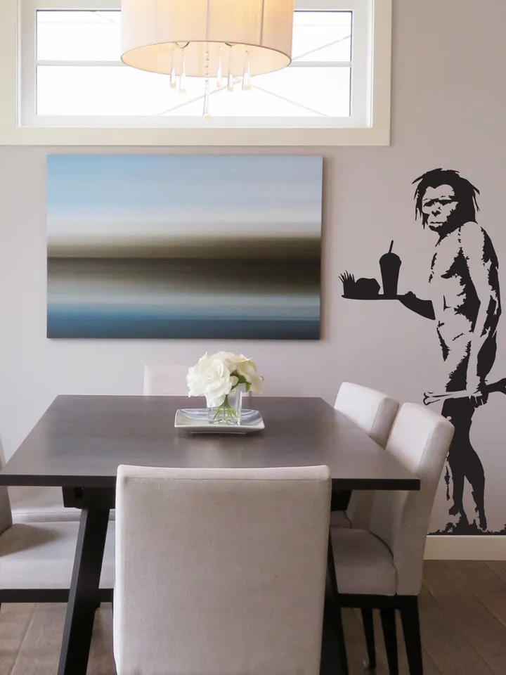 Banksy Caveman Art Graffiti Sticker - Cool Cave Man Vinyl Wall Decal - Funny Decor Sticky Decals Stickers