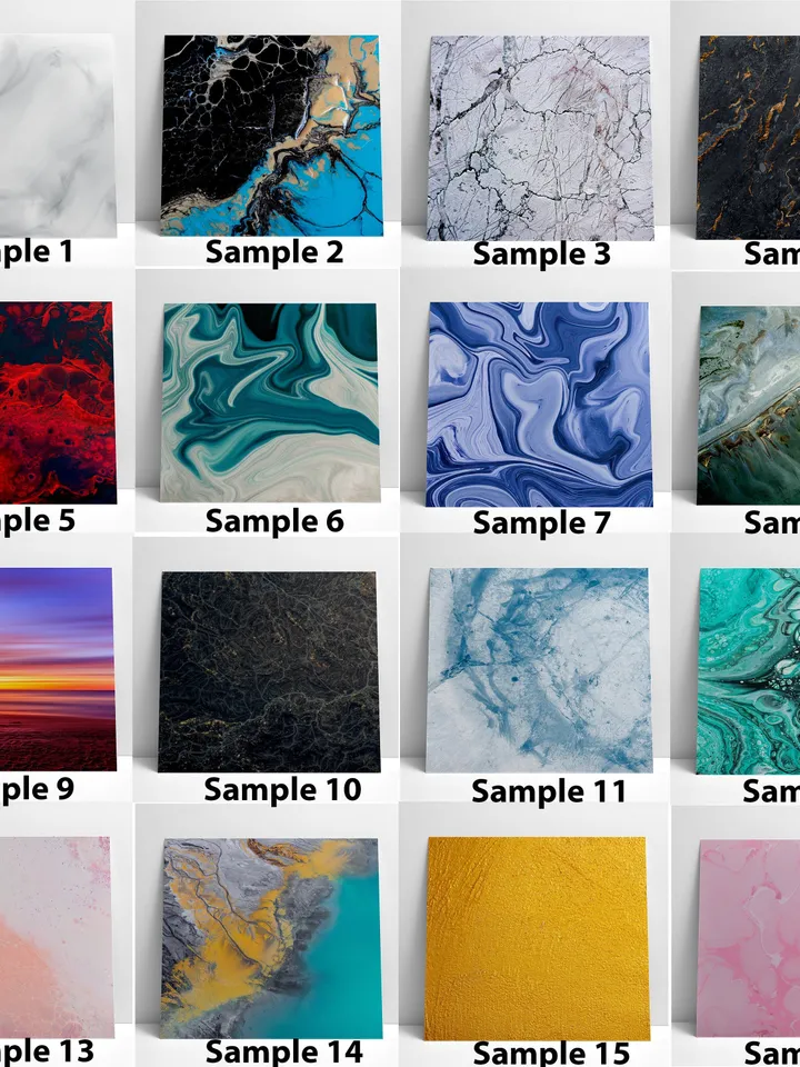 Marble Photo Backdrop Board - 2-Sides Large Background Photography For Table Cake Food Picture - Screen Flat Box Portable Tabletop Sheet