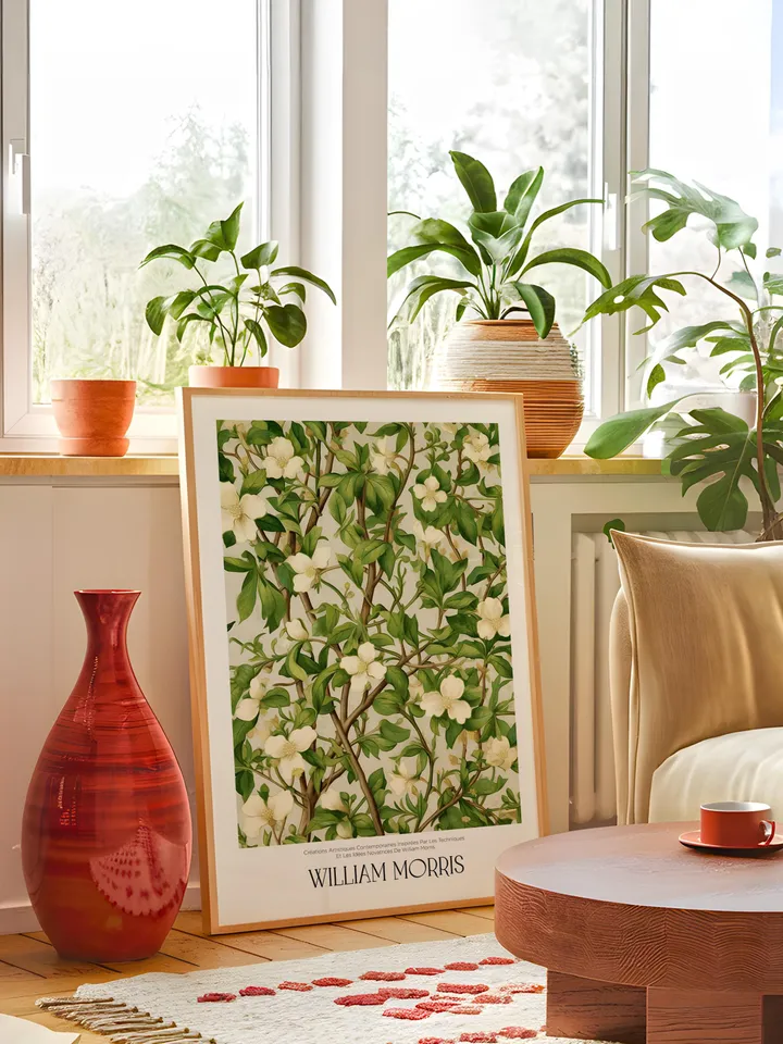 William Morris Wall Art, Vintage Botanical Print, Floral Poster Arts Decor, Digital Download, William Morris Print Digital Download AA14