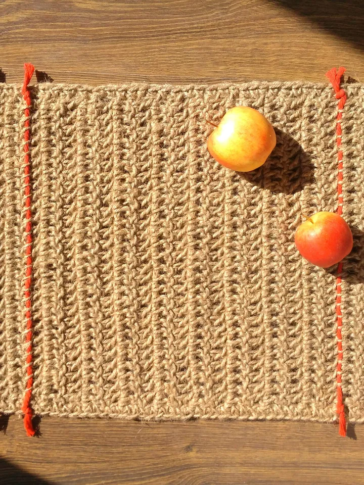 Indoor Door Mat Cute Welcome Red Rug Braided Natural Crochet Jute Custom Front Door Mat Rug Boho Country Welcome Rug Outdoor Decor