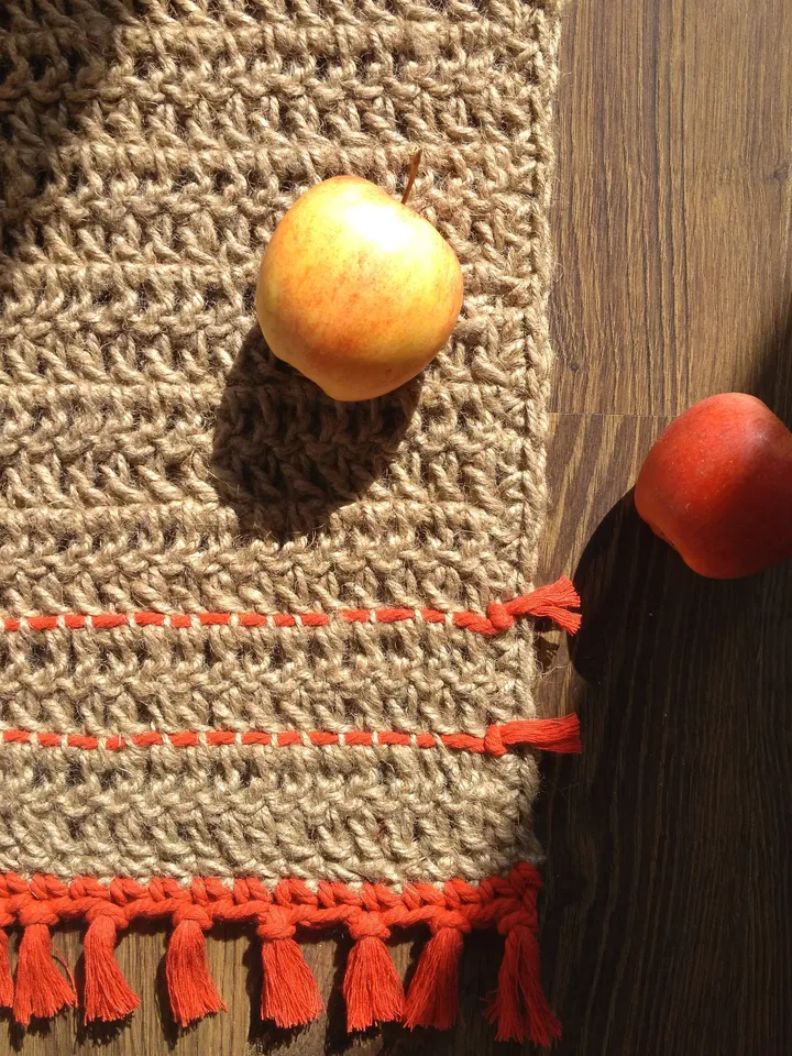 Indoor Door Mat Cute Welcome Red Rug Braided Natural Crochet Jute Custom Front Door Mat Rug Boho Country Welcome Rug Outdoor Decor