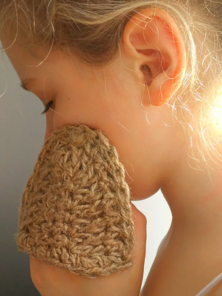 Reusable Face Scrubber Facial Scrubbie Sponge Zero Waste Exfoliating Facial Washcloth Face Peeling Jute Face Scrubber Small Scrubber