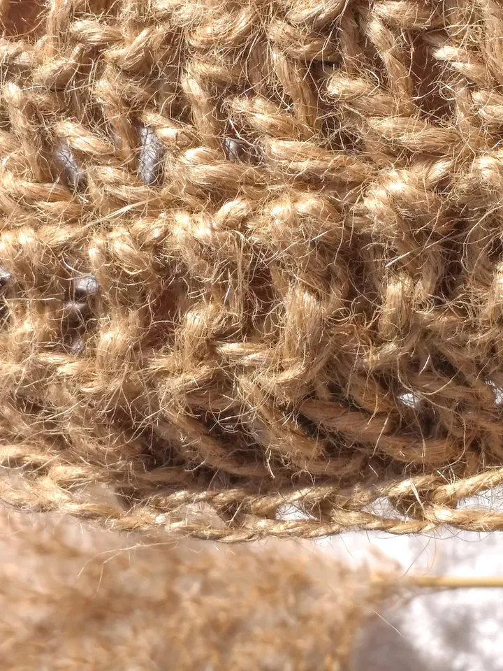 Zero Waste Jute Body ScrubberWith Massage Effect Natural Biodegradable Eco-friendly Crochet Body Washcloth Zero Waste Bathroom Washcloth