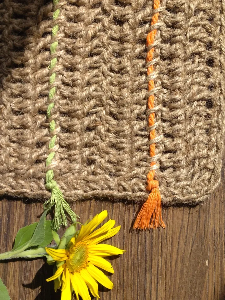 Indoor Door Mat Cute Colorful Welcome Rug Braided Natural Jute Doormat Front Door Mat Rug Boho Country Welcome Rug Outdoor Decor