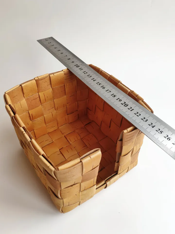 Birch bark napkin holder