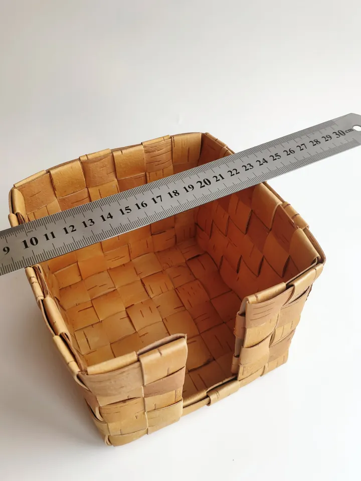 Birch bark napkin holder