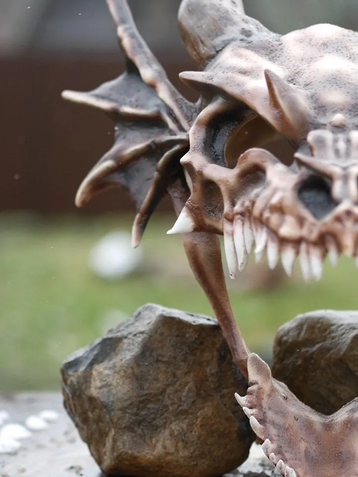 Dragon skull Mask, Dragon Mask, pagan headdress, ritual mask, fantasy dragon, dragon costume, shamanic mask, pagan mask
