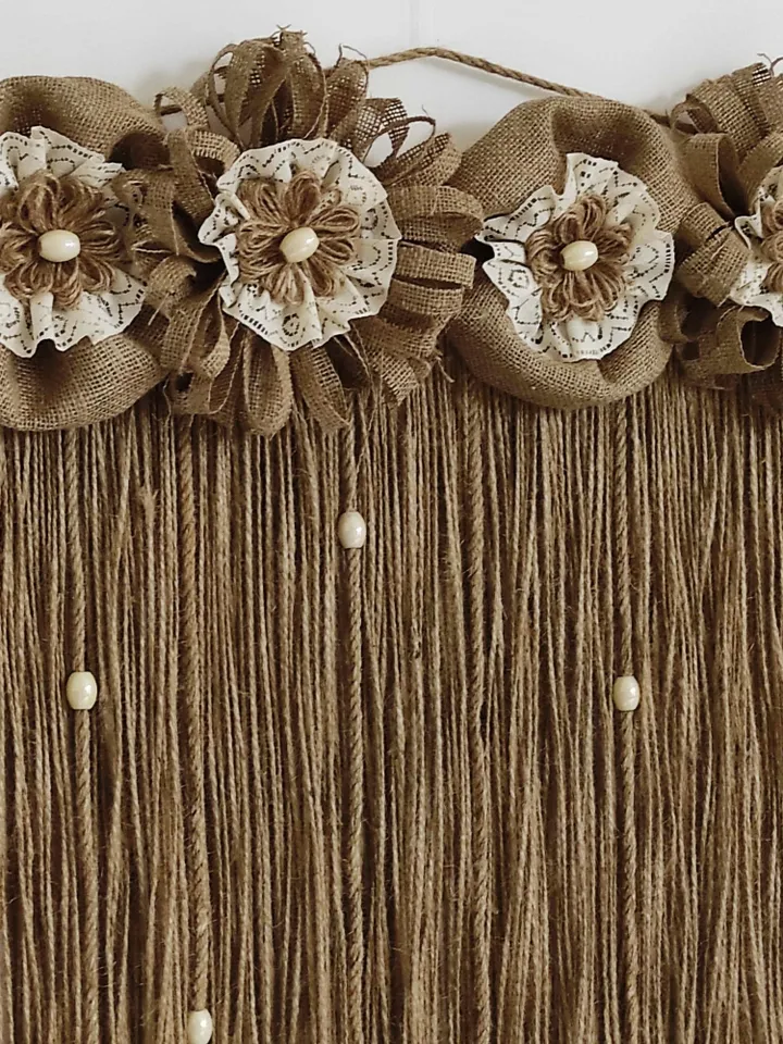 Tapestry and vase