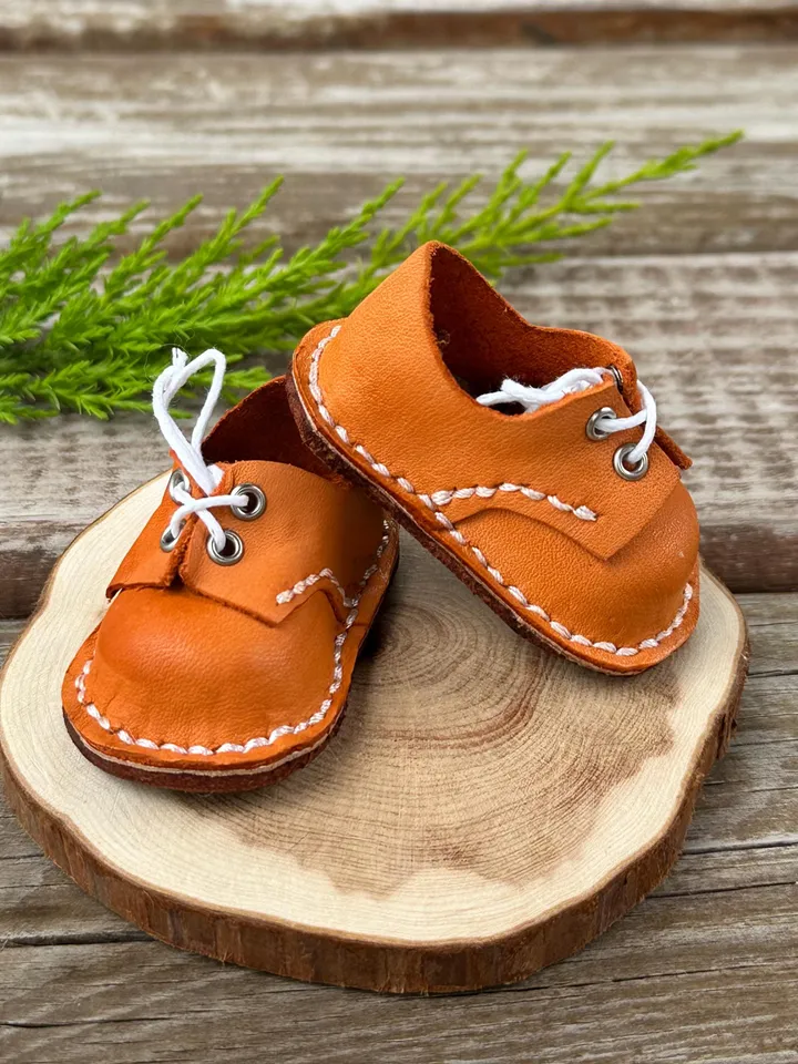 Leather shoes Paola Reina 13 inch doll ooak