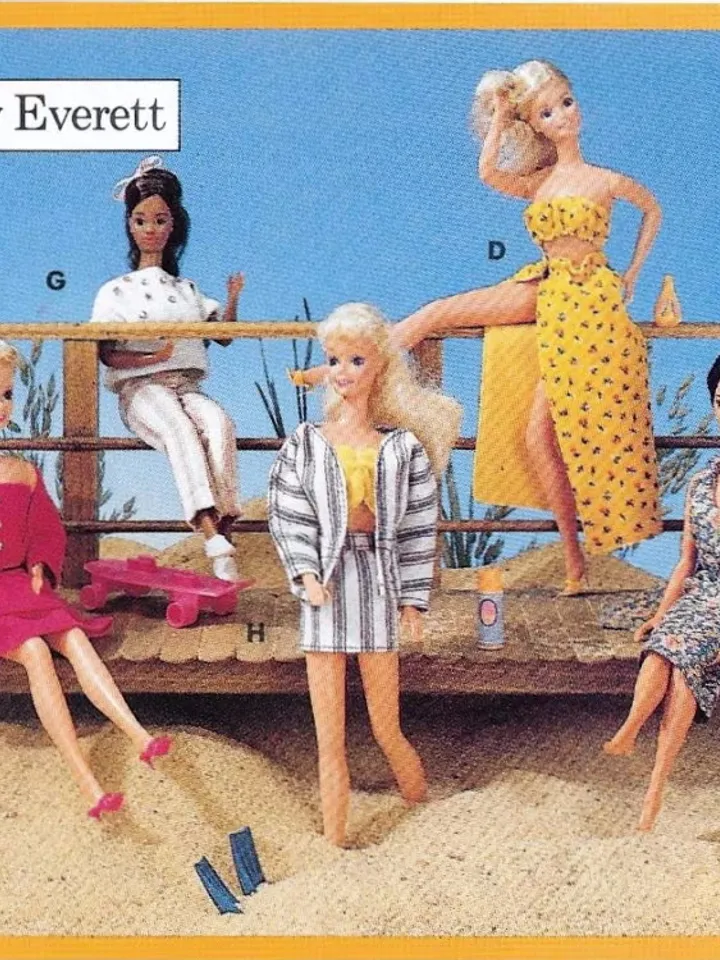 Barbie Vintage Sewing Pattern PDF Fashion Dolls size 11 1/2 inches Butterick 6495