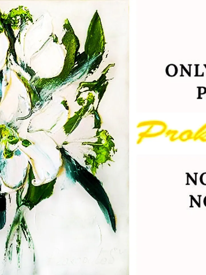 Lily Painting Flower Original Art Original Oil Painting Painting Painting Abstract Floral Painting Gift by ArtProkopaloSv
