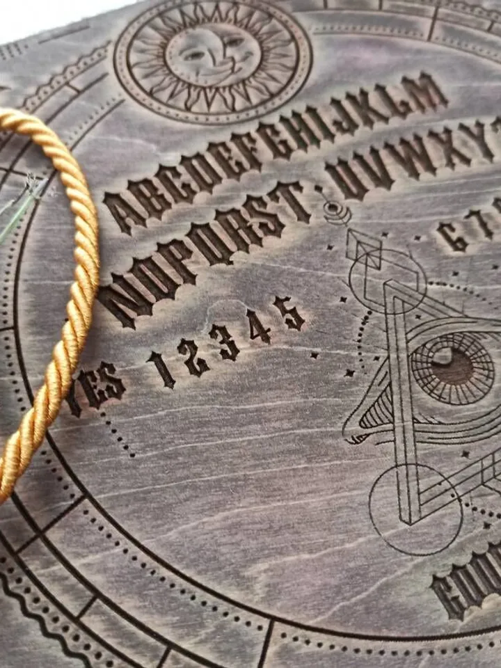 Divination tools , Ouija board , Spirit board , Goth Home Decor