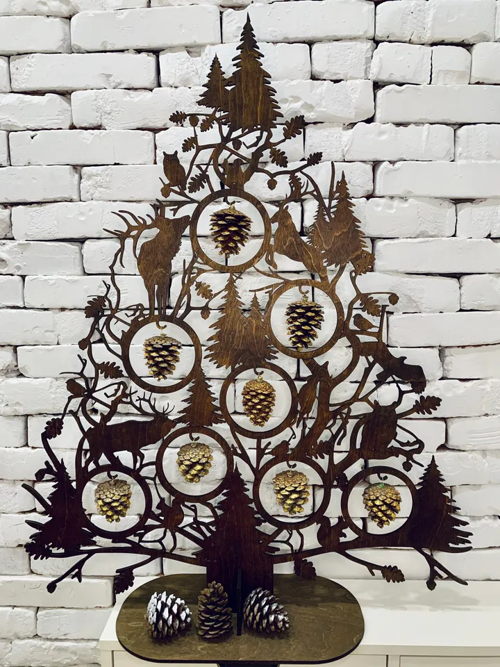 Wood Christmas tree best Eco friendly Christmas gifts