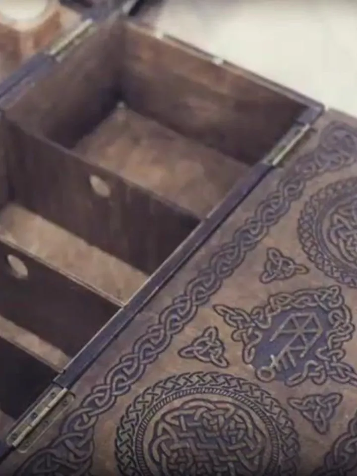 witchcraft starter kit with mystery box and altar table