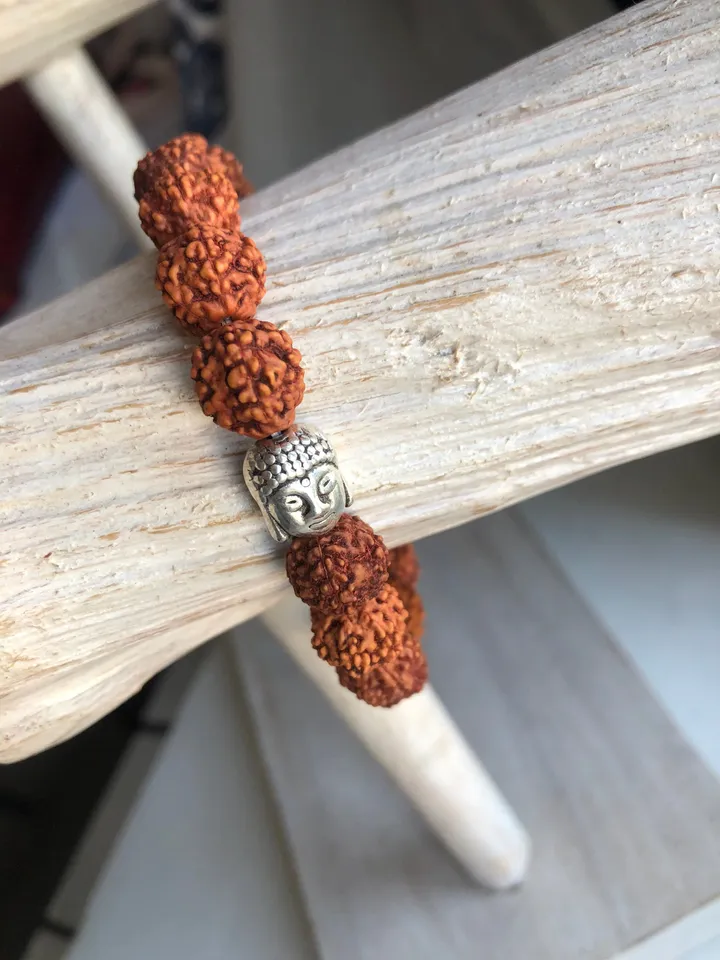 Genuine Rudraksha Seed bracelet | Bali Jewerly | Buddha Bead Bracelet | Sacred Jewerly | Healing Bracelet | Gift for Her | Aromatherapy