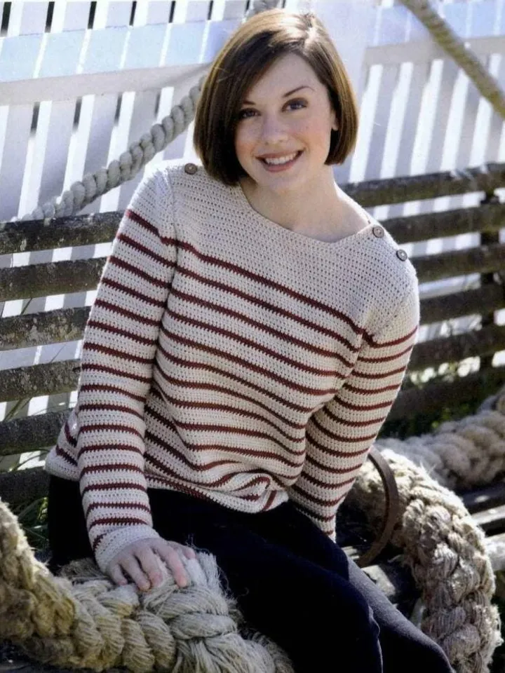 Sweater crochet pattern, easy simple sweater pattern, women ladies sweater instant download