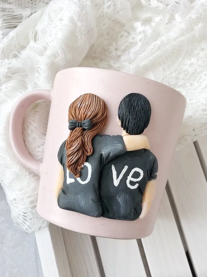 Fathers day gift step dad - ceramic coffee mug handmade