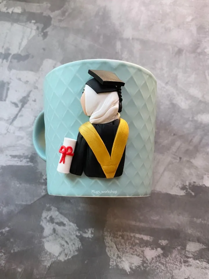 Personalised Hijabi Graduation Mug