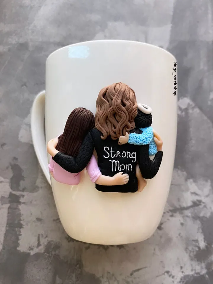 Cartoon Family Portrait, Custom family mug, custom family print, family portrait, family portrait, gift for family, cartoon family, cartoon