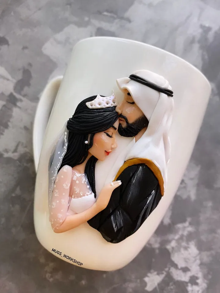 Funny wedding mugs - mr and mrs sign - custom gift