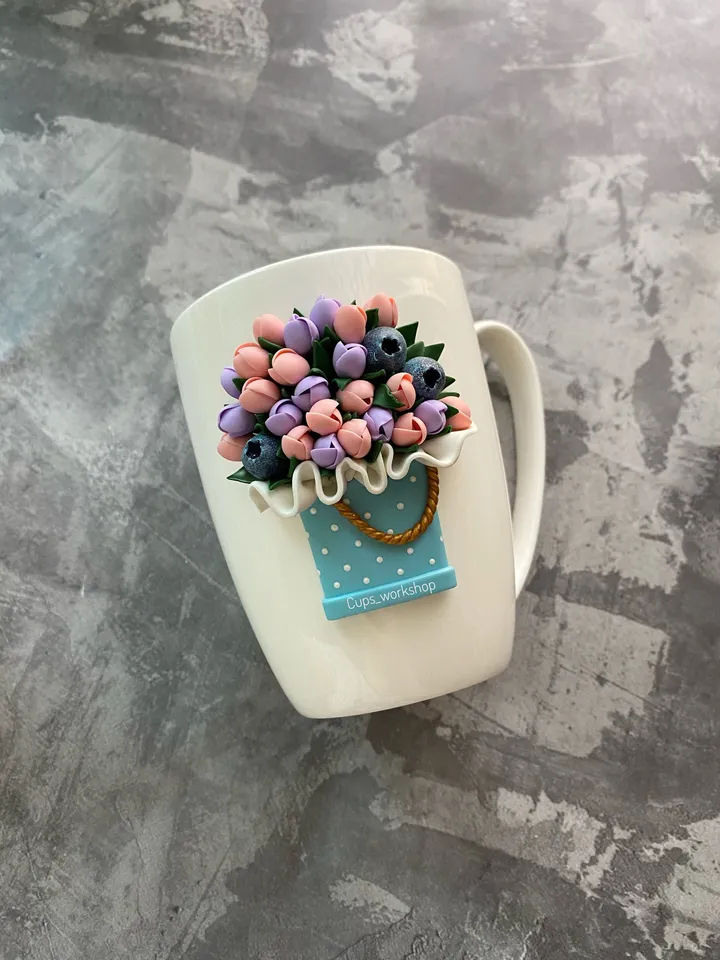Serving utensils with flowers good idea for tea party favors