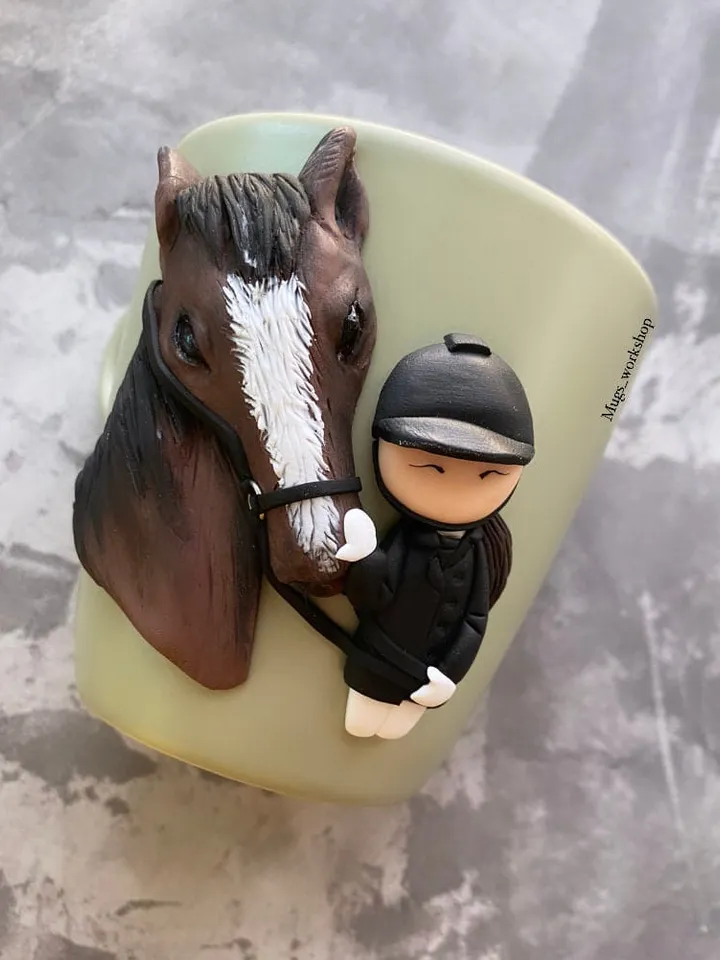 Horse Lady gift - Rider - Girl With Horses, Personalized Horse Mug, - Horse Lover present