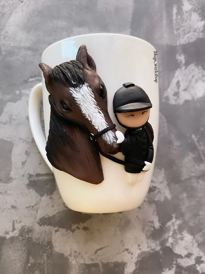 Horse Lady gift - Rider - Girl With Horses, Personalized Horse Mug, - Horse Lover present