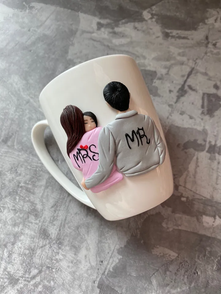 Mr Mrs mug - romantic valentines day gift for him